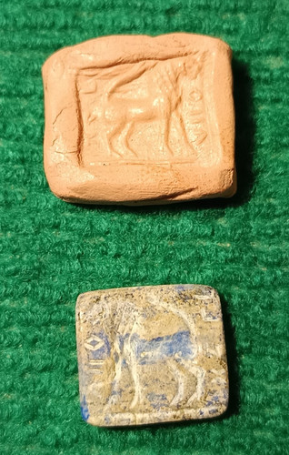 Ancienne intaille cachet - et,