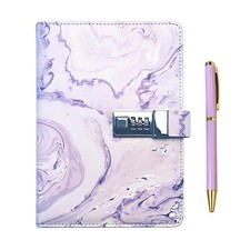Journal Intime avec Cadenas pour Filles et Femmes Carnet Secret A5 en Cuir PU...