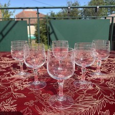 6 verres à eau cristal