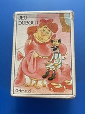 GRIMAUD DUBOUT ANCIEN JEU 54 CARTES ILLUSTRÉS