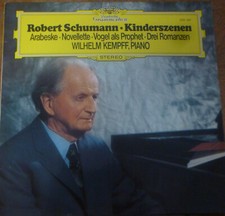 WILHELM KEMPFF  / SCHUMANN kinderszenen - arabeske - novelette ..  / DG