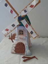 LE VIEUX MOULIN VINTAGE SCHTROUMPFS PEYO, A COMPLETER