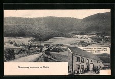 CPA Plaine, Champenay, Restaurant z. weissen cheval, vue générale 