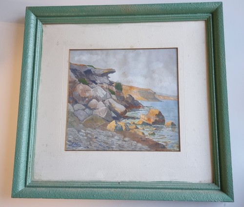 Peinture provence paysage bord - provence,