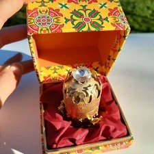 Parfum Ancien myrna pons 4.9ml rare vintage collection plaqué or miniature 