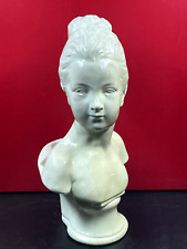 Buste céramique craquelée - XXè - 30 cm
