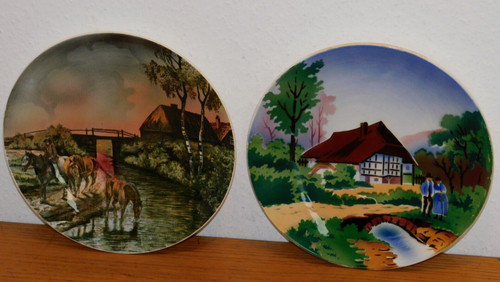 Lot assiette mural - lot, 2