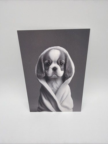 Affiche carte postale chiot - postale,