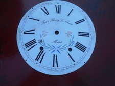 Cadran de Comtoise  Decors de Fleurs   Morbier   ( Dimensions  3eme Photo