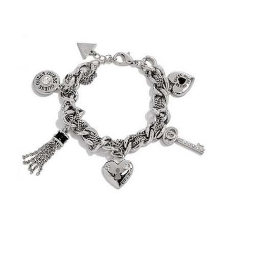 Guess argent noir ton tissé - guess, +