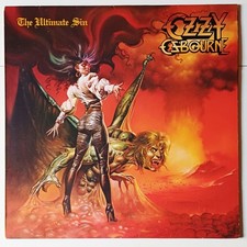 Ozzy Osbourne "The Ultimate Sin", Vinyl DOUBLE LP 33t, EPC 26404 1982 TBE