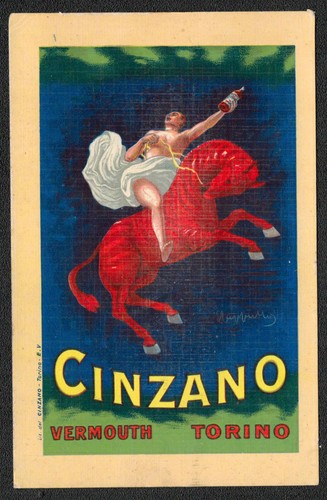 Cappiello vermouth cinzano - cappiello.,