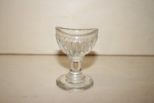 Ancien Rince œil en verre moulé 19 ème