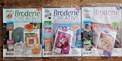Lot magazines broderie - de,
