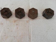 4 poids en fonte 1 kg