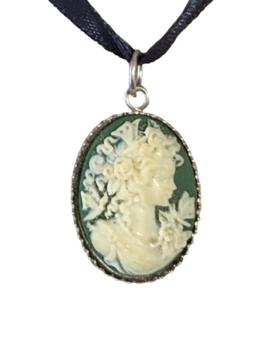Pendentif camée argent - camée, 925