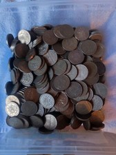 Lot de 1 Kilo de pièces de monnaie française 10 francs type Mathieu 