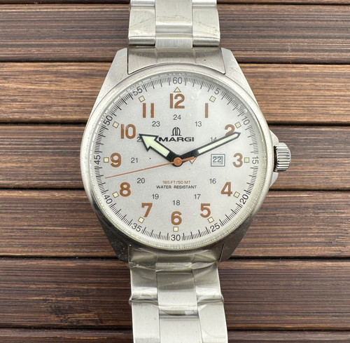 Montre homme margi acier - montre,
