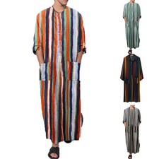 Robe longue traditionnelle saoudienne style jubba pour hommes v��tements musulma