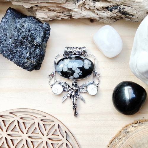 Pendentif fée bohème chic