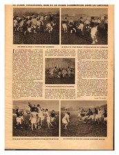 1923 DOCUMENT (ref Rimsp 175) RUGBY CLERMONT ALBI TOULOUSE  1 page