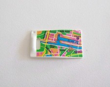 PLAYMOBIL (K1155) POLICE - Carte Plan de Ville Unité de Recherche Aérienne 3907