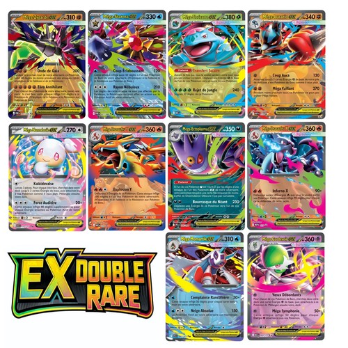 Carte pokémon double rare - double,