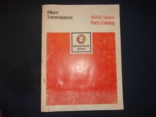 Manuel Des Pièces De Transmission Detroit Diesel Allison 8860 8960 8861 8961