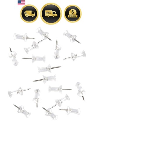 100 pack push pins - 100-pack, tacks