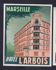 Ancienne  étiquette de bagage