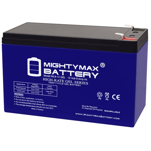 Mighty max 12v 9ah gel - 9ah,