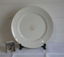 Creil Montereau plat blanc faïence service ancien vaisselle blanche N°2