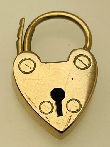 Fermoir cadenas cœur - fermoir, or