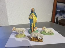 Ancien santon Devineau "berger et ces moutons"