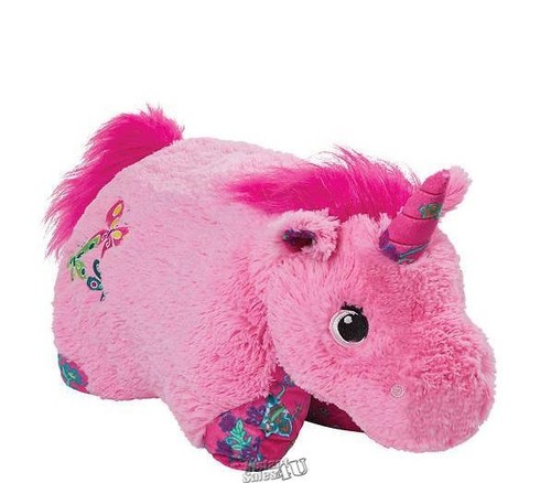 Pillow pets pink unicorn opens - pink,