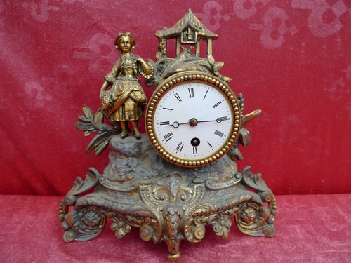 Belle vieux horloge - vieux, de