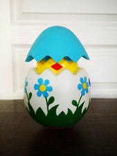 Ancien Vintage Jouet Culbuto EDUCO Lardy Made In France Poussin Œuf Pâques  