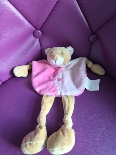 Doudou ours rose - ours, kimbaloo