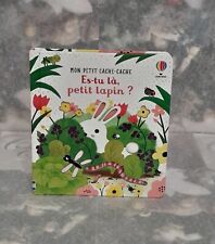 Livre Enfant Usborne Mon Petit Cache Cache Es Tu Là Petit Lapin
