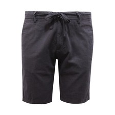 6393AV BERMUDA UOMO OVER-D SLIM MAN LINEN SHORTS BLUE