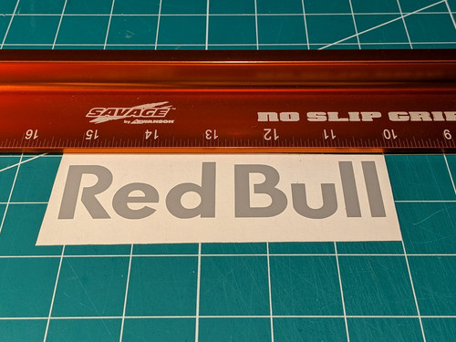 Redbull die cut - redbull, decal