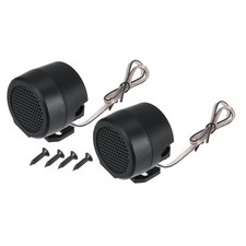 Haute Fréquence Stéréo Tweeters Haut-parleur pour Voiture 2 Pcs Rouge Noir