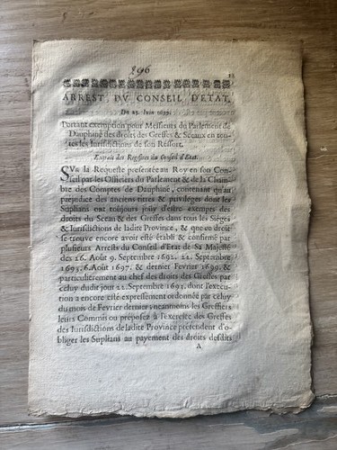 Arrest conseil - (decret),