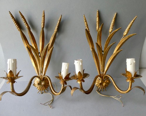 Paire appliques épi blé - d'appliques,