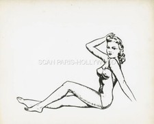 SEXY PIN-UP 1940s PHOTO