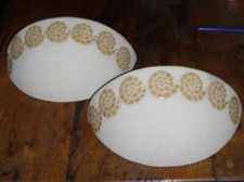 Escargot deux  grandes appliques terre cuite 32 cm escargots