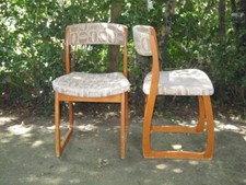 CHAISES SELF SUITE DE DEUX MODELE TRAINEAU ANNEES 1960s