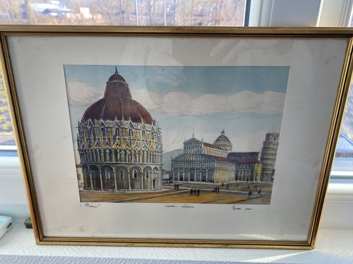 Ancienne lithographie italie - ancienne, ?