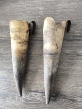 lot 2 anciens coffin en corne - Agriculture Paysan 