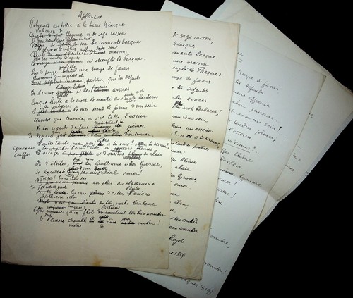 Manuscrit jean royere - manuscrit,